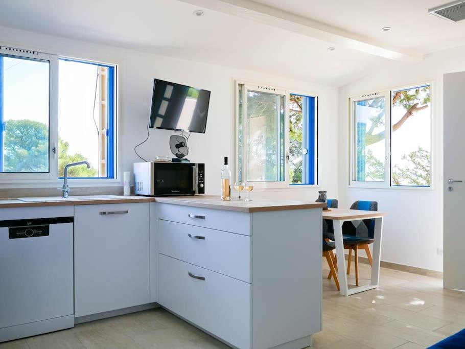 קרקראן Maisonnette Avec Vue Sur La Mer Exceptionnelle מראה חיצוני תמונה